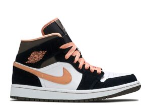 Air Jordan 1 Mid SE 'Peach Mocha' Unfading Sneaker