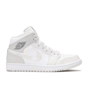 Air Jordan 1 Mid 'Swoosh Logo – Grey Camo' Everlasting Sneaker