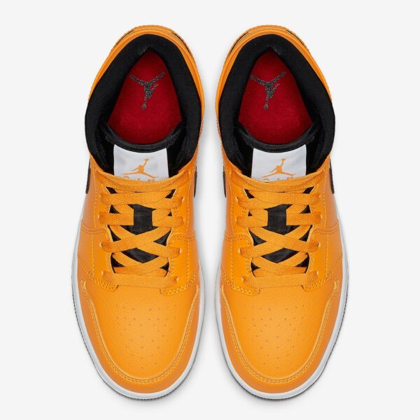Air Jordan 1 Mid Taxi Yellow - Image 4