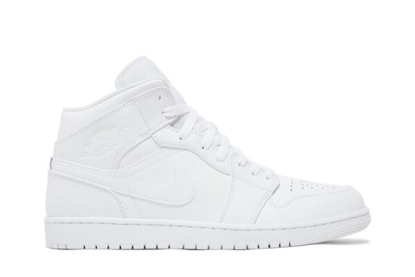 Air Jordan 1 Mid Triple White - Image 2