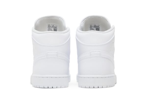 Air Jordan 1 Mid Triple White - Image 5