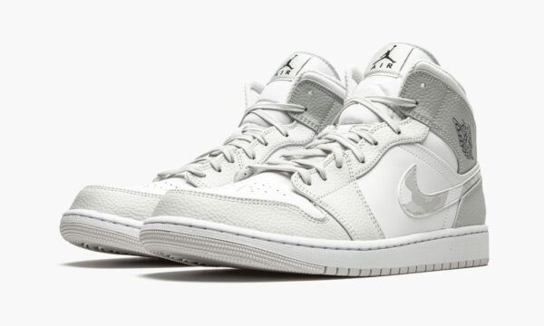Air Jordan 1 Mid White Camo - Image 3