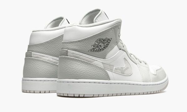 Air Jordan 1 Mid White Camo - Image 4