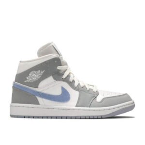 Air Jordan 1 Mid 'Wolf Grey Aluminum' Everlasting Sneaker