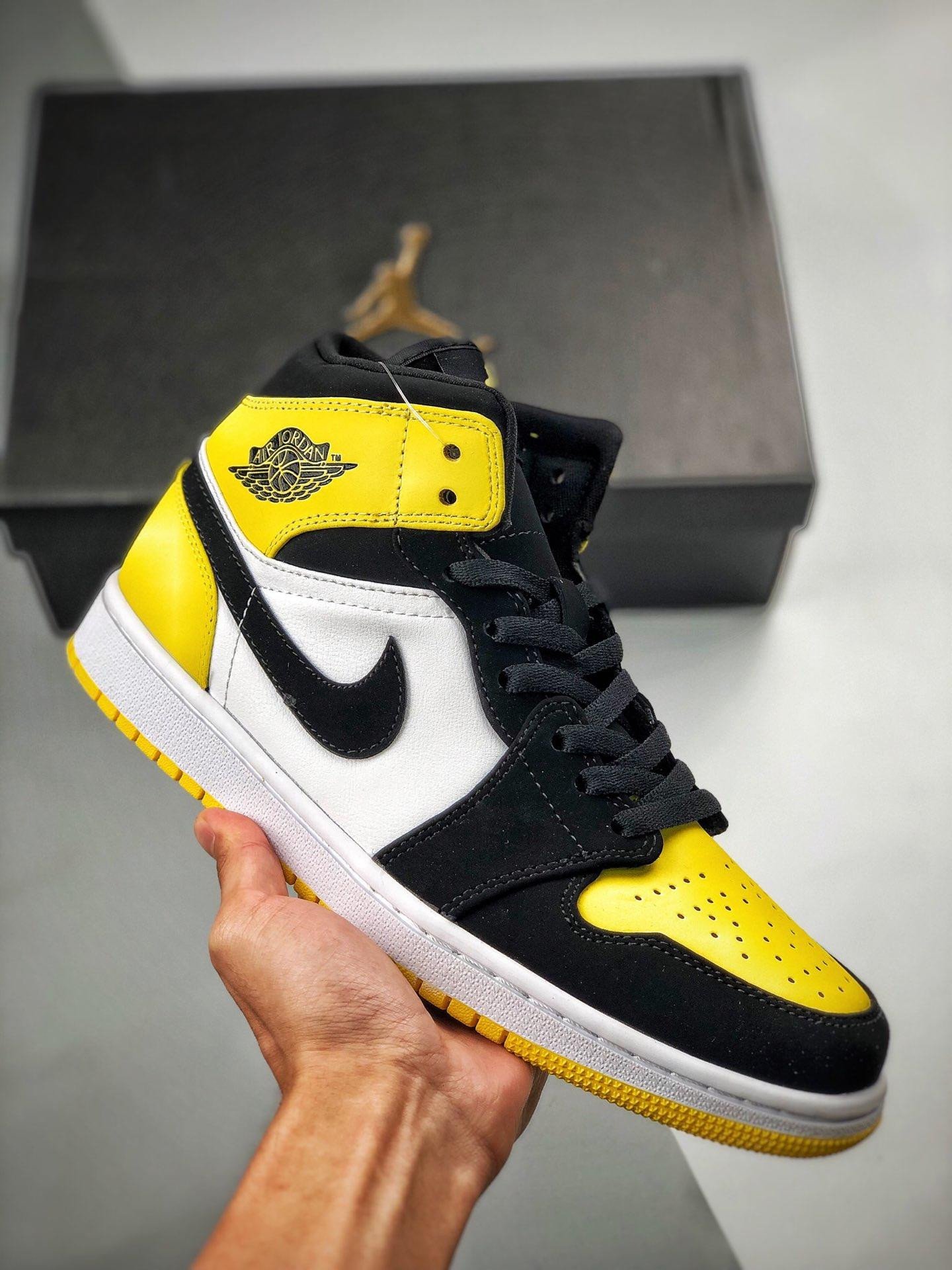 Air Jordan 1 Mid Yellow Toe 852542-071