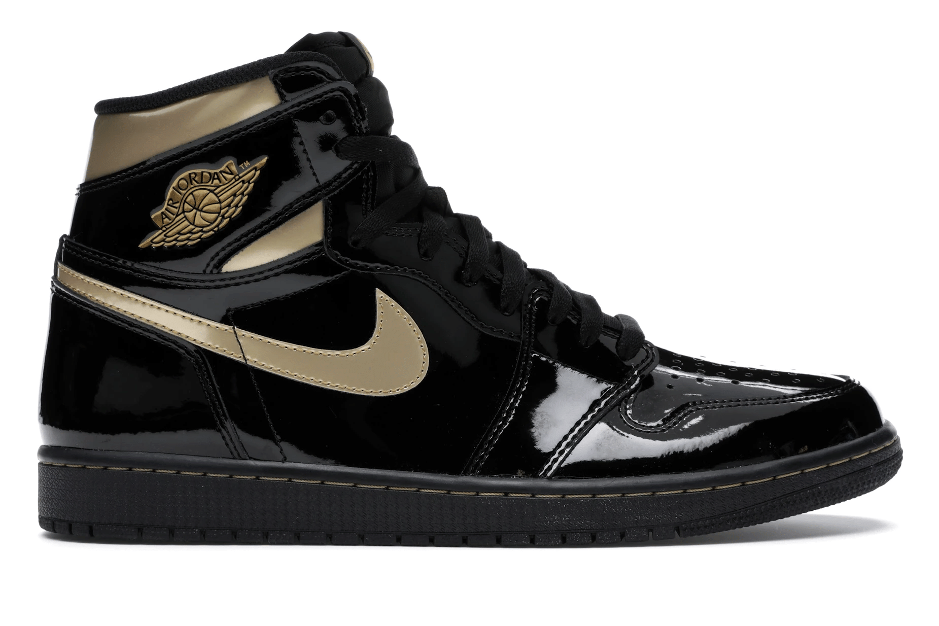 Air Jordan 1 Retro High Black Metallic Gold (2020) Shoes