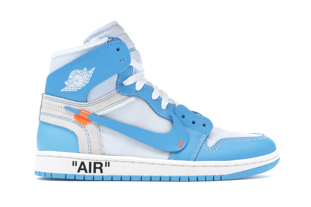 Air Jordan 1 Retro High Off-White University Blue Shoes