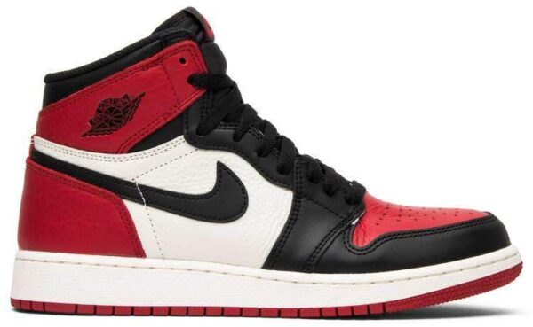 Air Jordan 1 Retro High OG BG 'Bred Toe' Unfading Sneaker
