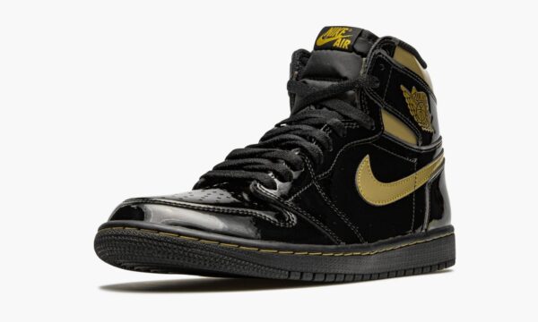 Air Jordan 1 Retro High OG Black Metallic Gold - Image 5