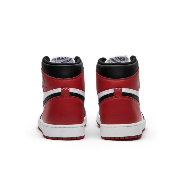 Air Jordan 1 Retro High OG Black Toe 2016 555088-125 - Image 6