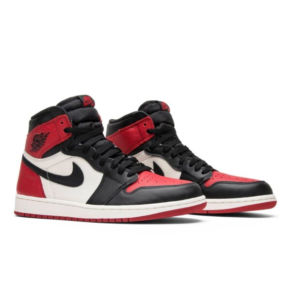Air Jordan 1 Retro High OG Bred Toe 555088-610 - Image 8