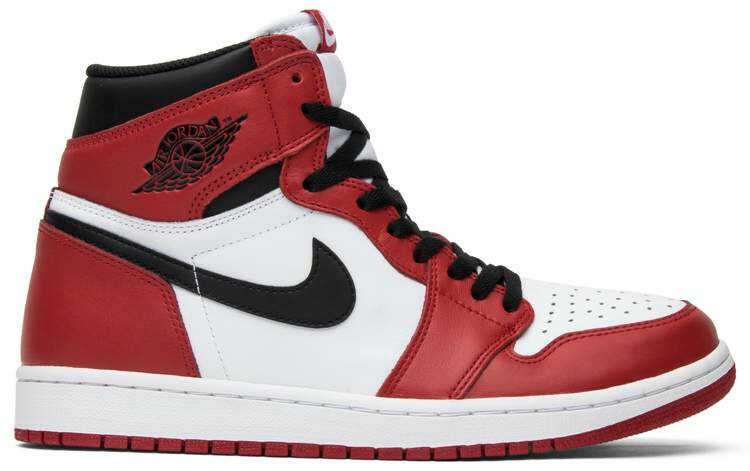 Air Jordan 1 Retro High OG Chicago Black Red White 555088-101 Men size 7 - 11 US, Women size 5.5 - 10 US
