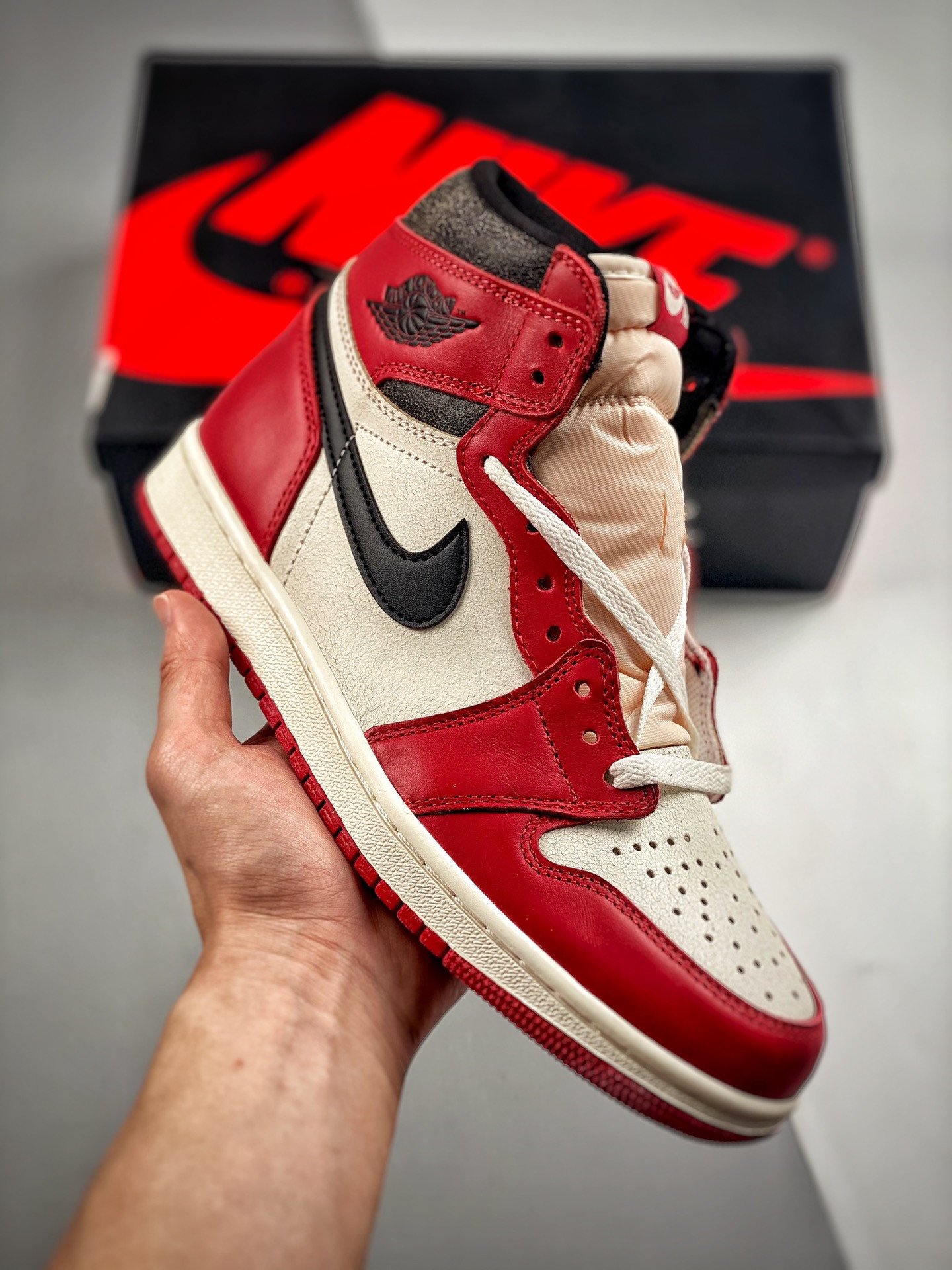 Air Jordan 1 Retro High OG Chicago Reimagined Varsity Red/Black/Sail/Muslin