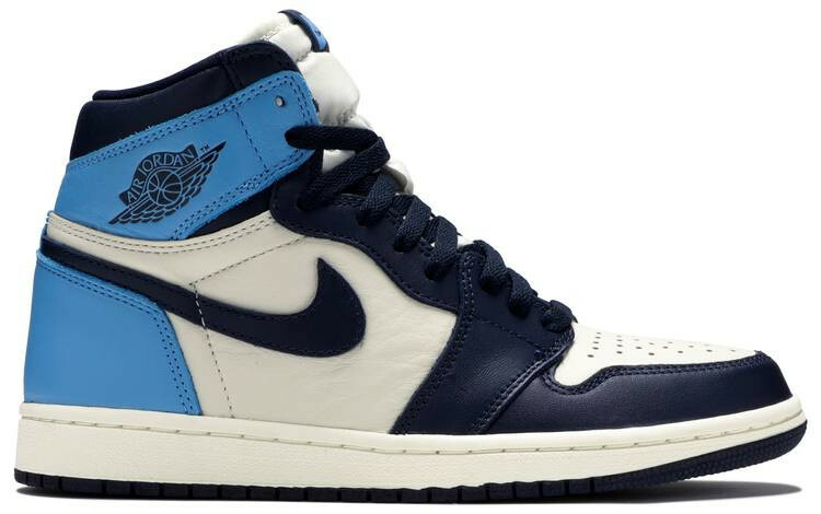 Air Jordan 1 Retro High OG Obsidian 555088-140 Men size 7 - 11 US, Women size 5.5 - 10 US
