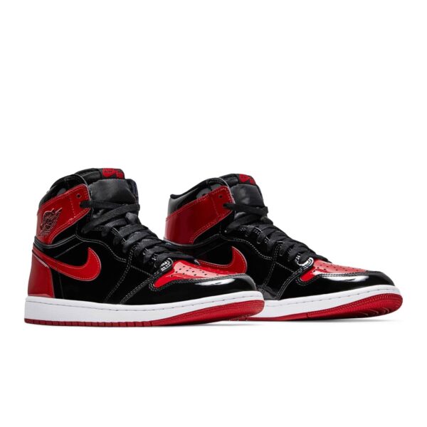 Air Jordan 1 Retro High OG 'Patent Bred' 555088-063 - Image 8