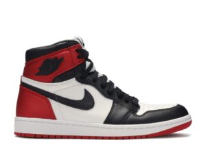 Air Jordan 1 Retro High 'Satin Black Toe' Unfading Sneaker