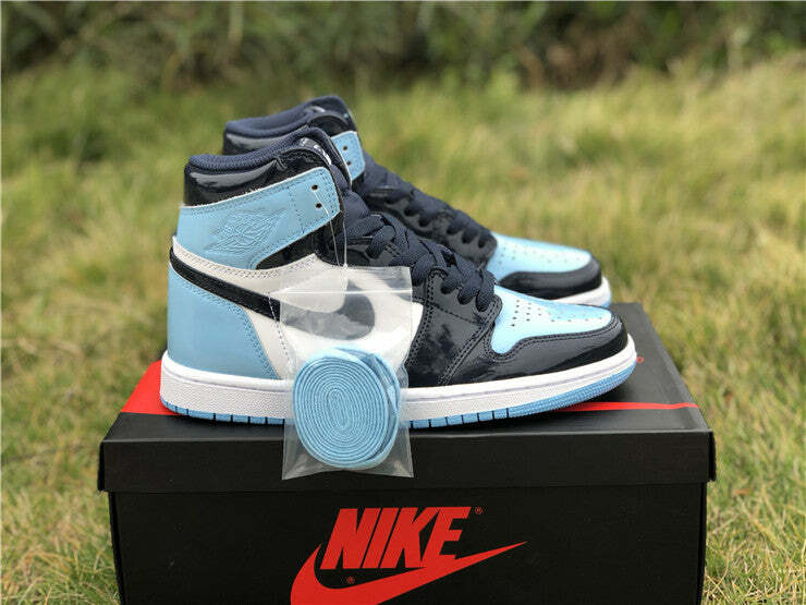 Air Jordan 1 Retro High UNC Patent Men Size 7 - 12 US