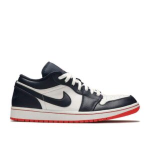 Air Jordan 1 Retro Low 'Obsidian Ember' Unfading Sneaker