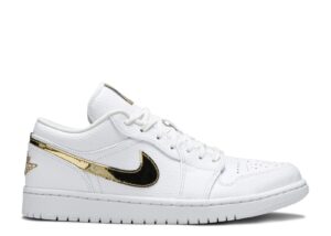 Air Jordan 1 Retro Low 'White Metallic Gold' Revered Footwear