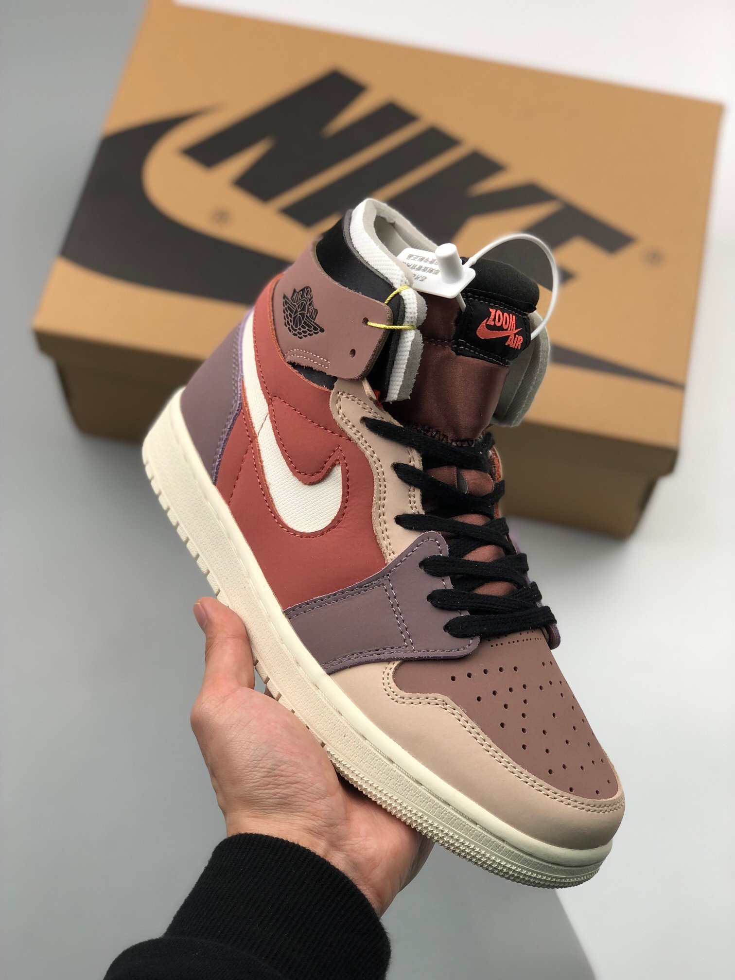 Air Jordan 1 Zoom Comfort Canyon Rust/Sail-Purple Smoke CT0979-602