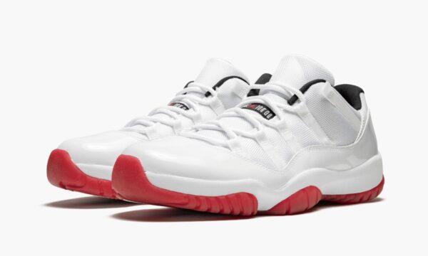 Air Jordan 11 Retro Low White/Varsity Red - Image 3