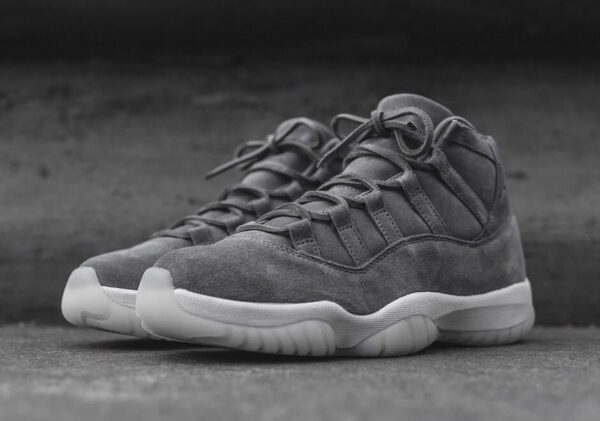 Air Jordan 11 Retro Premium Grey Suede - Image 4