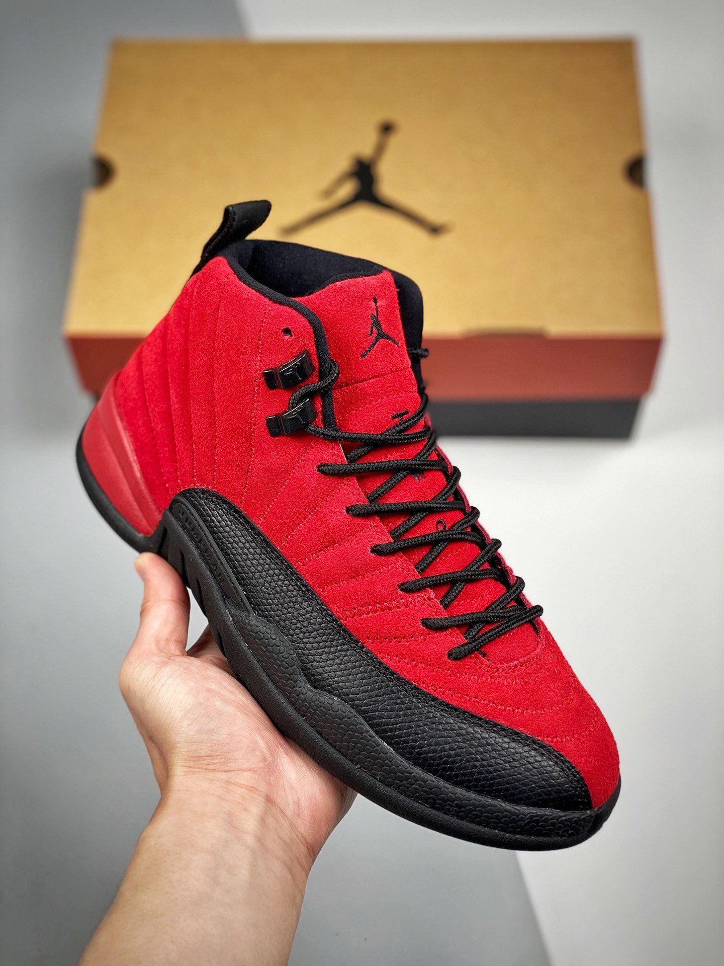 Air Jordan 12 'Reverse Flu Game' Varsity Red/Black CT8013-602