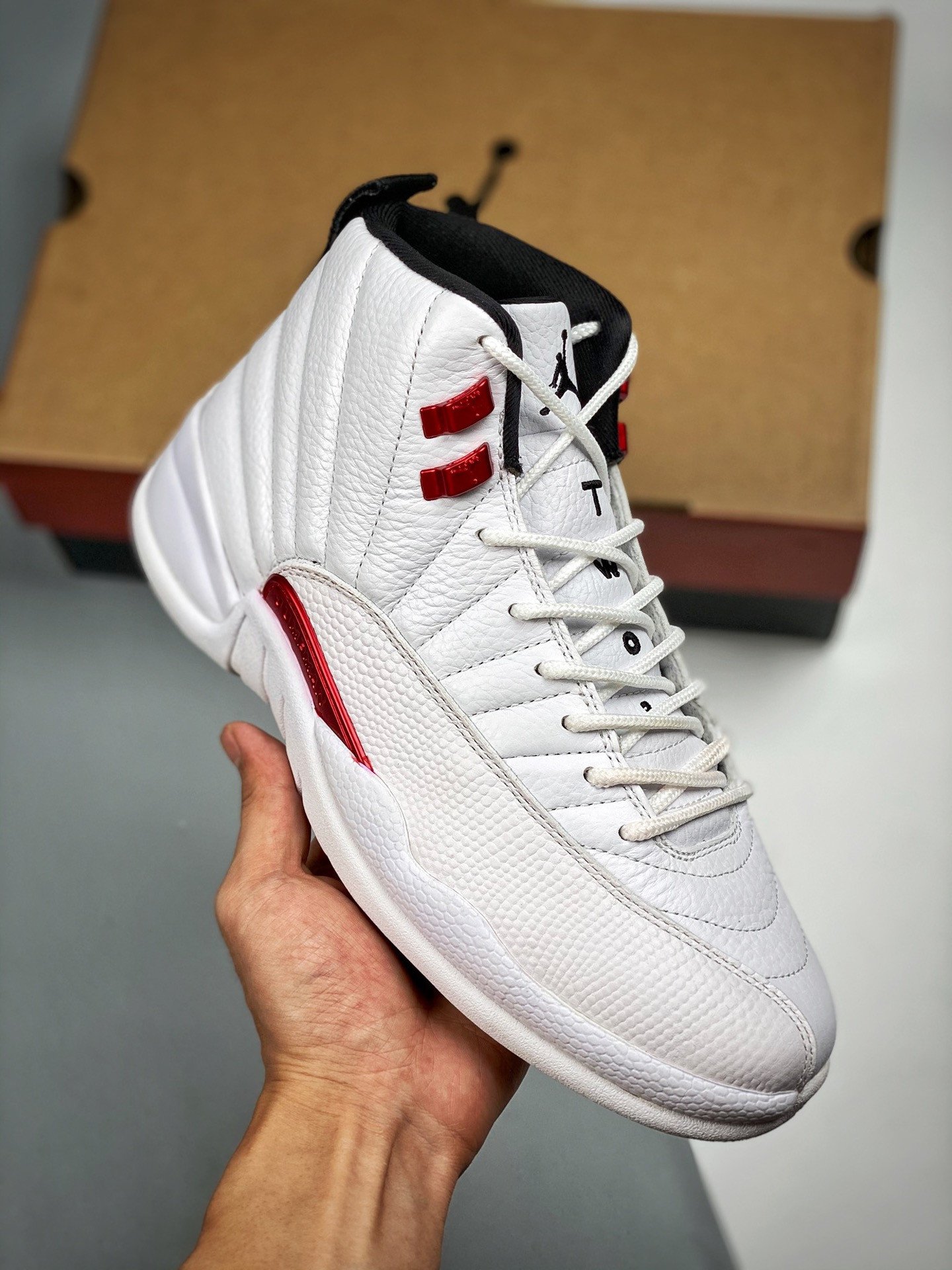 Air Jordan 12 "Twist" White/University Red/Black CT8013-106