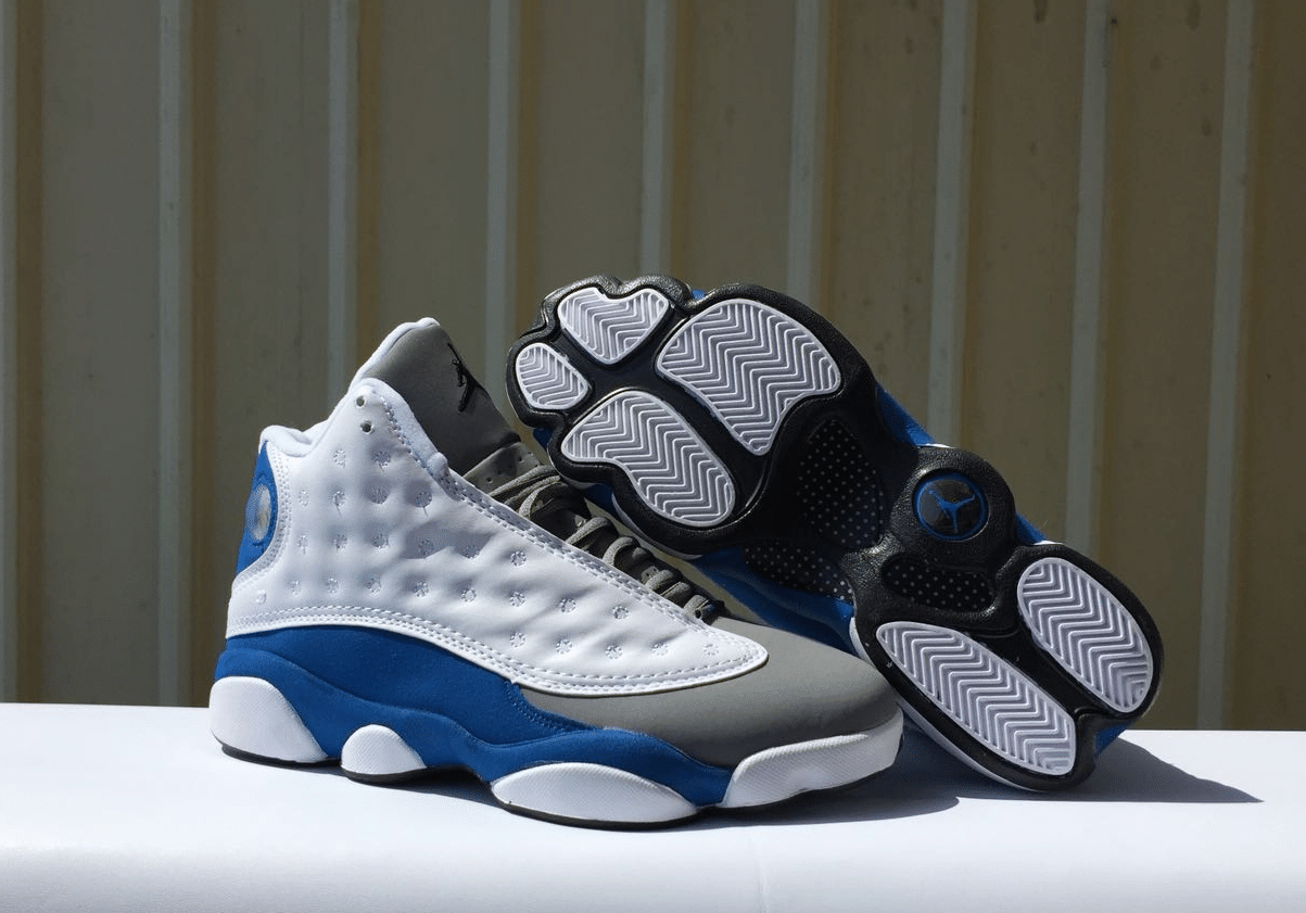Air Jordan 13 Blue White Men's Shoes