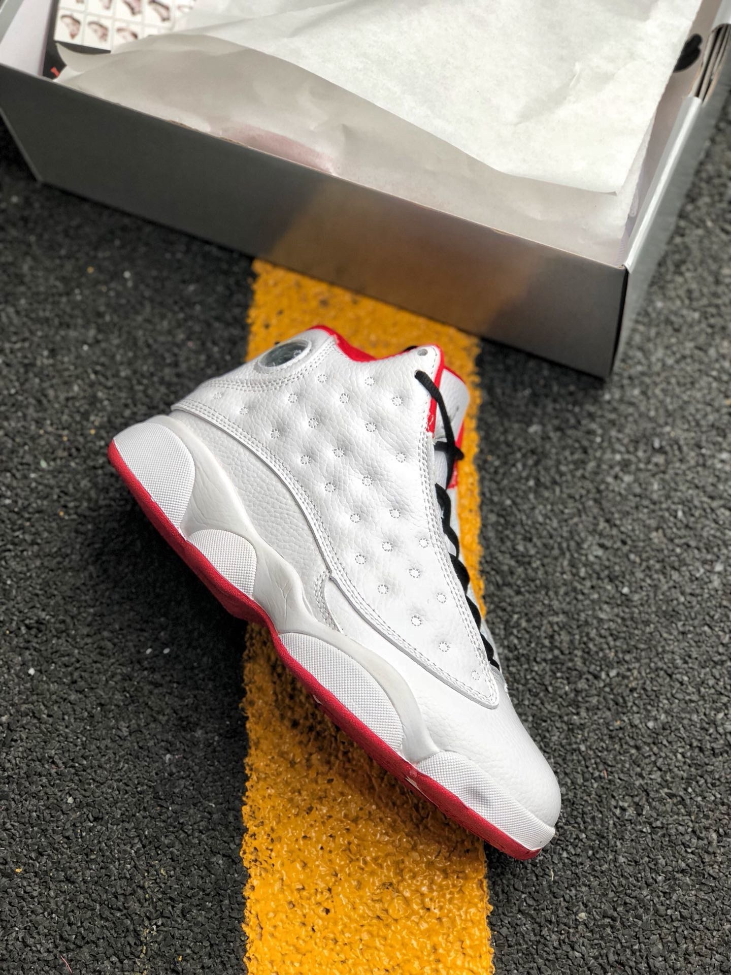 Air Jordan 13 History of Flight White/Metallic Silver-University Red