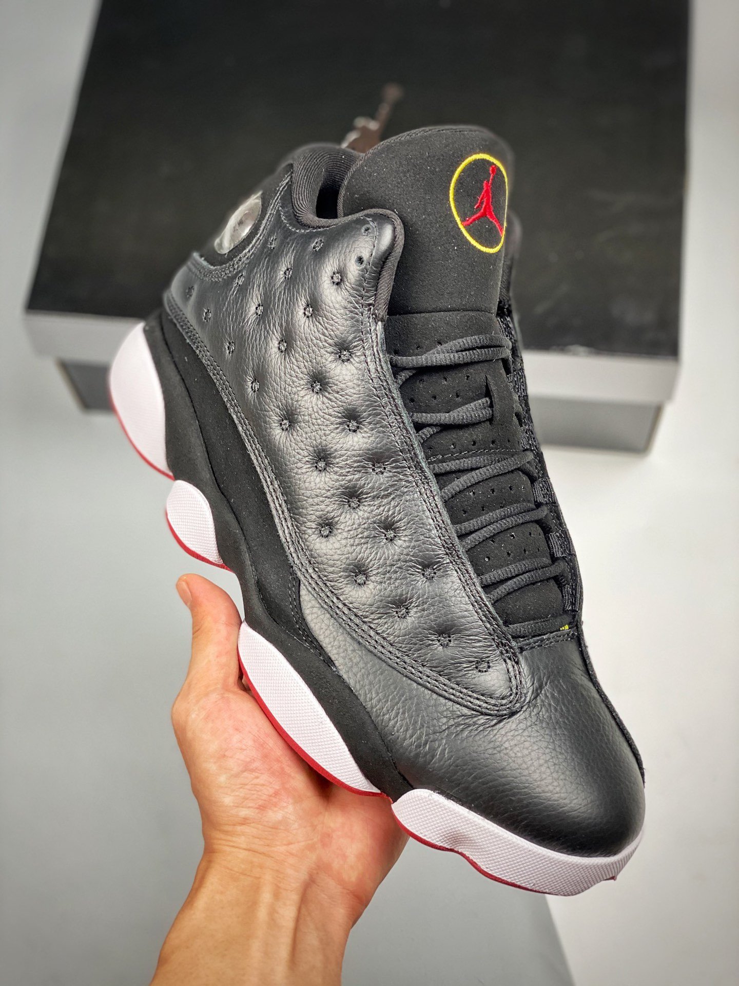 Air Jordan 13 Playoffs Black/True Red-White