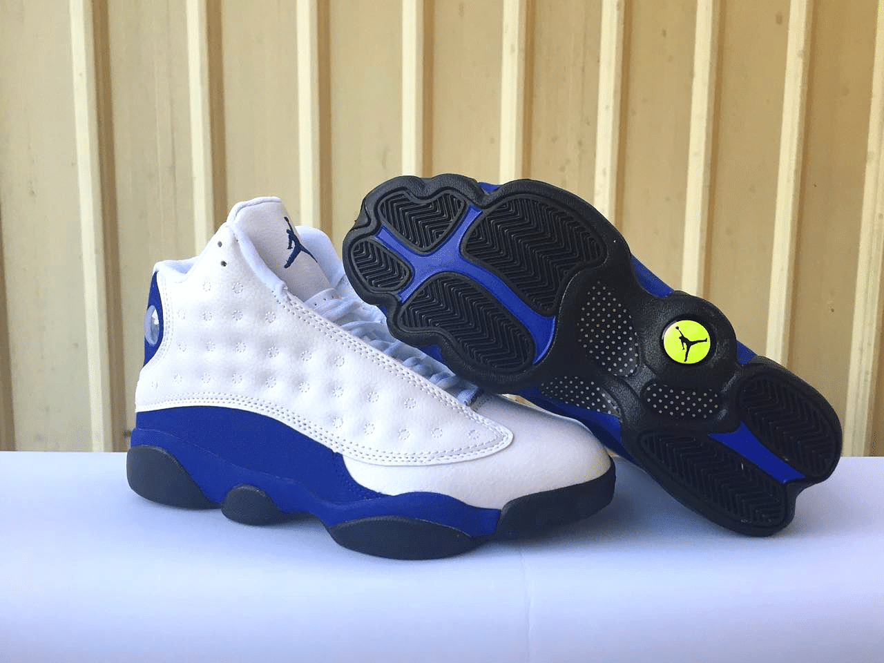 Air Jordan 13 White Blue Men's Shoes
