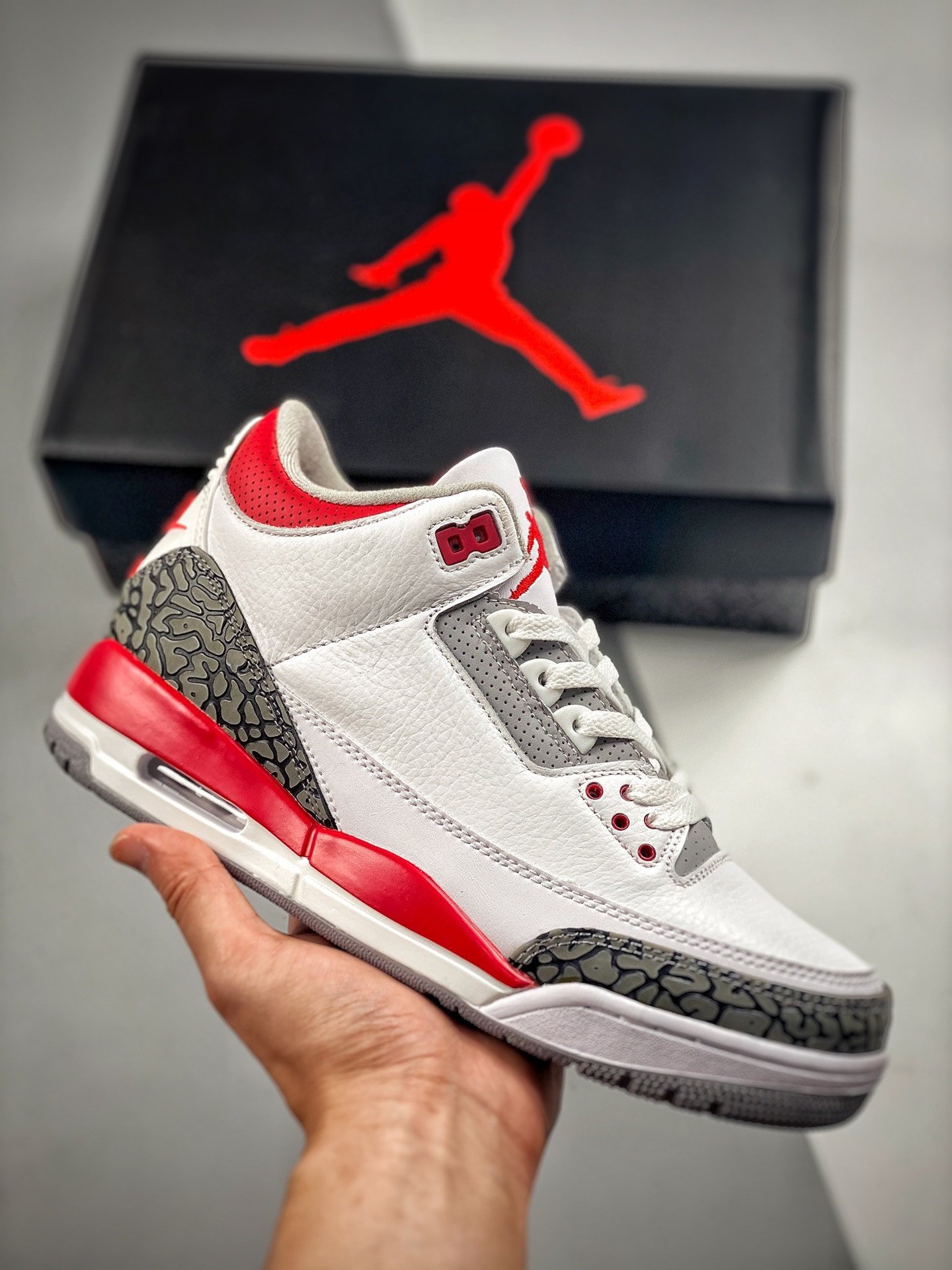 Air Jordan 3 OG White/Fire Red-Black DN3707-160