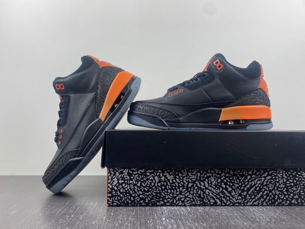 Air Jordan 3 Retro Balvin Black-Orange CK9246-551