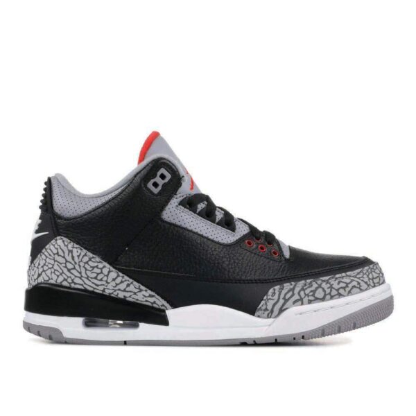 Air Jordan 3 Retro OG 'Black Cement' 2018 Everlasting Sneaker