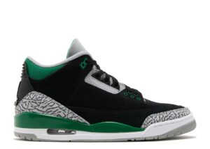 Air Jordan 3 Retro 'Pine Green' Unfading Sneaker