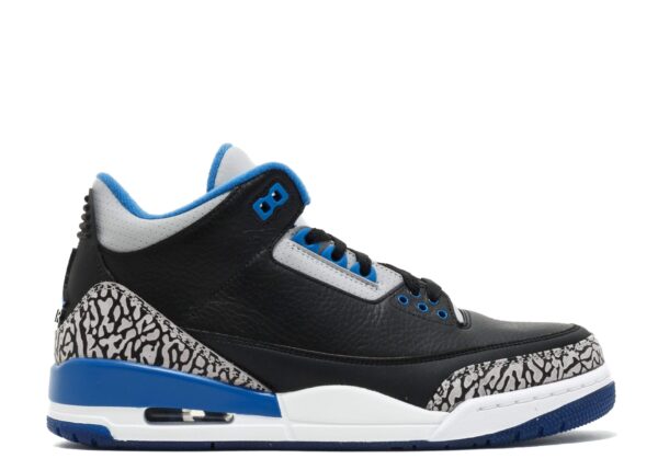Air Jordan 3 Retro 'Sport Blue' Unfading Sneaker