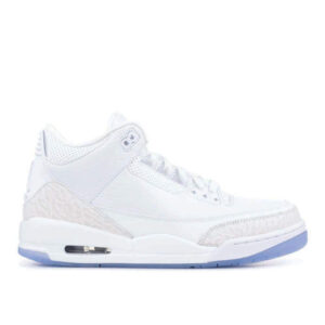 Air Jordan 3 Retro 'Triple White' Unfading Sneaker