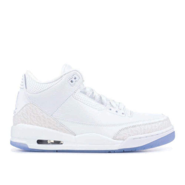 Air Jordan 3 Retro 'Triple White' Unfading Sneaker