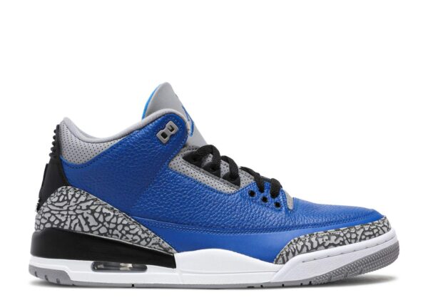 Air Jordan 3 Retro 'Varsity Royal' Unfading Sneaker
