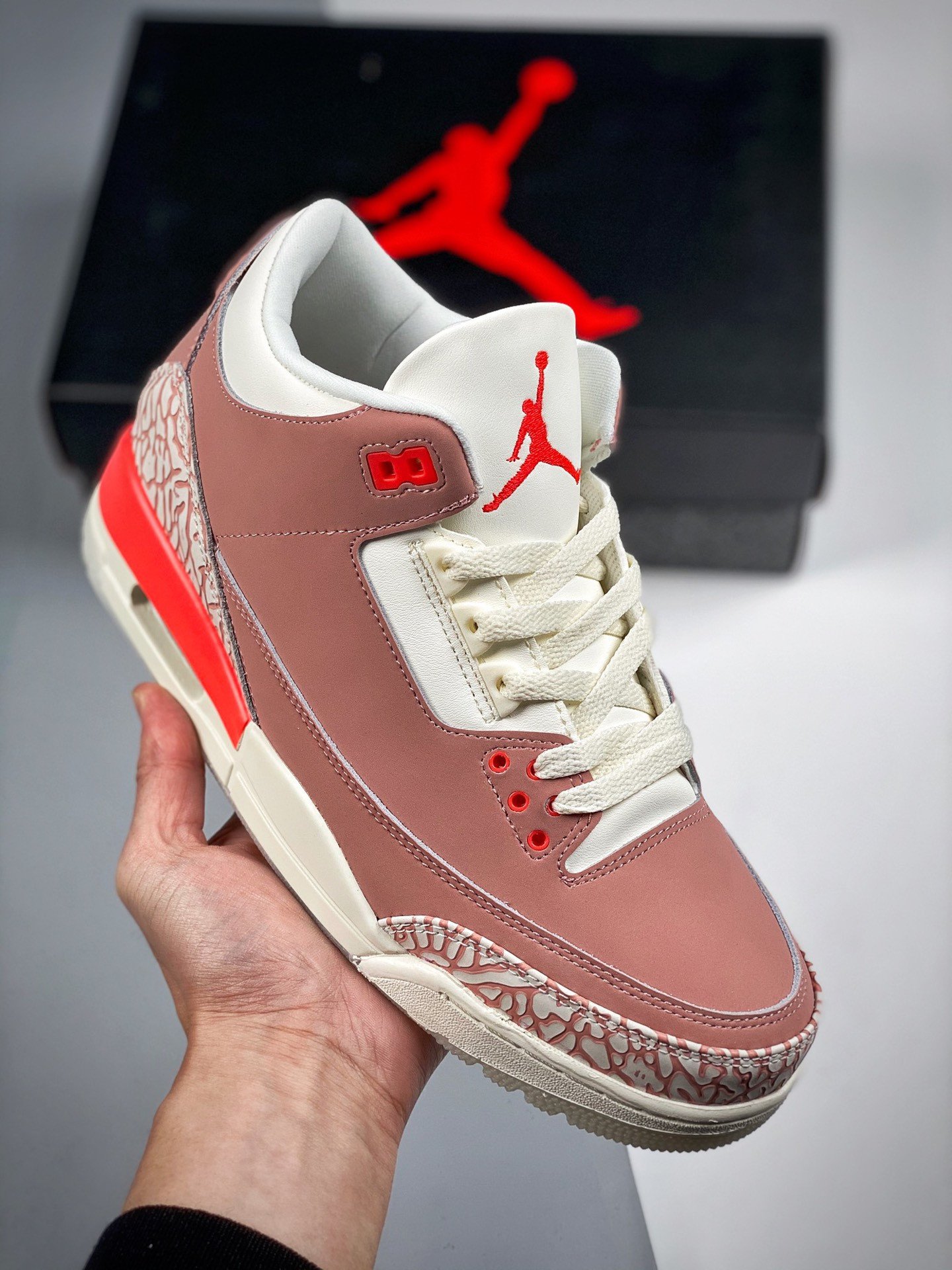 Air Jordan 3 Sail/Rust Pink-White-Crimson CK9246-600