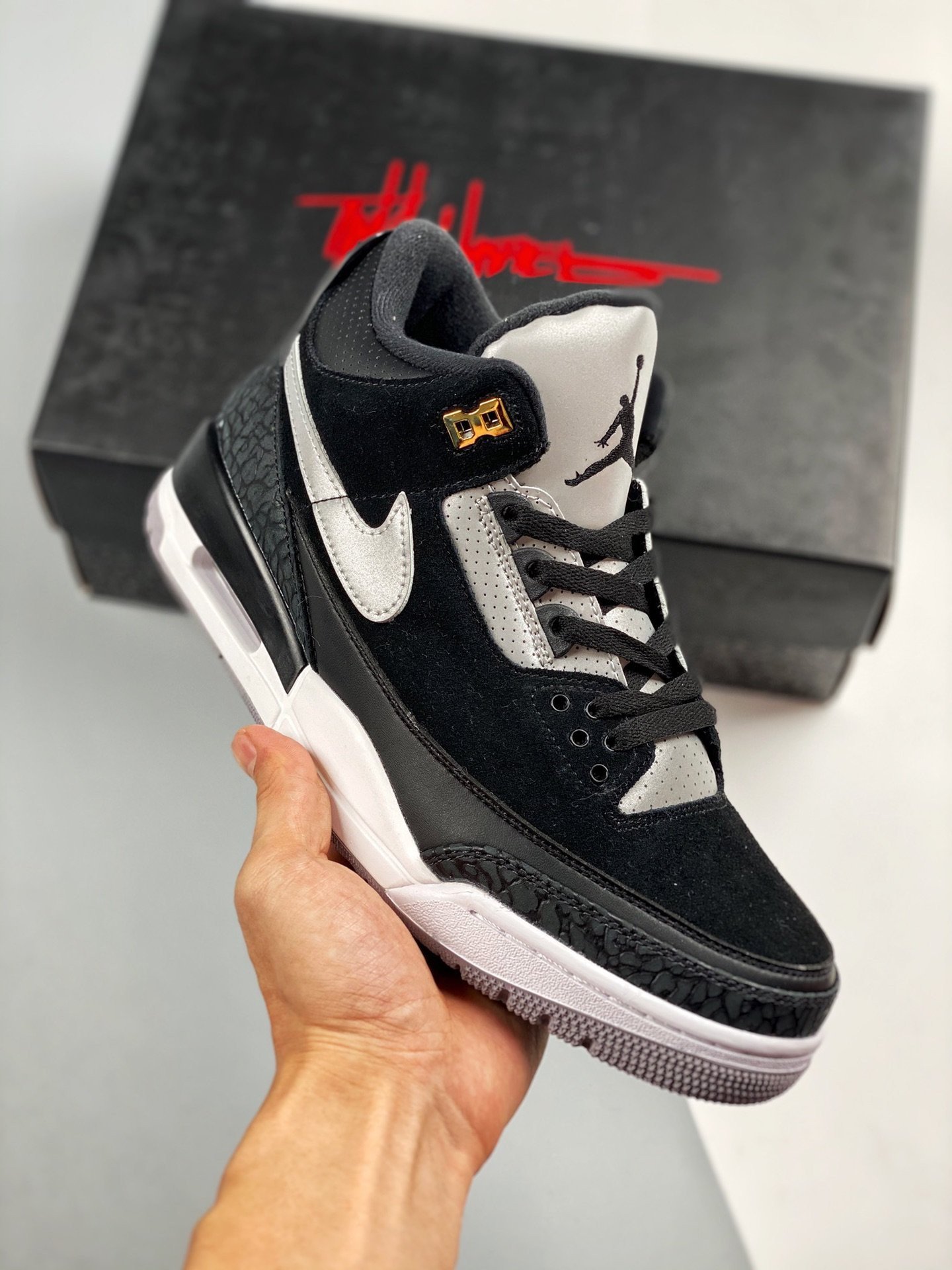 Air Jordan 3 Tinker Black Cement CK4348-007