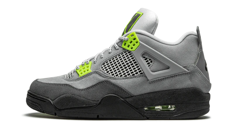Air Jordan 4 Neon Volt Stylish Sneakers