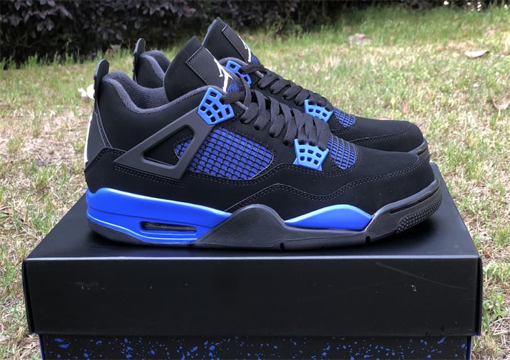 Air Jordan 4 Retro Black Game Royal CT8527 018