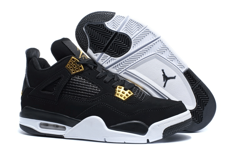 Air Jordan 4 Retro Black White Shoes (M)