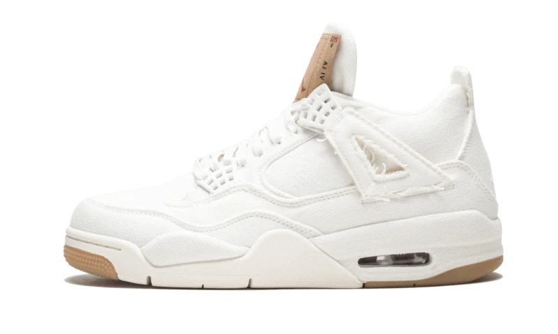 AIR JORDAN 4 RETRO LEVI'S WHITE