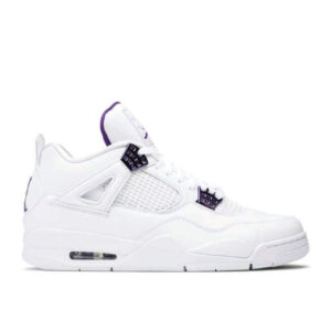 Air Jordan 4 Retro 'Purple Metallic' Everlasting Sneaker
