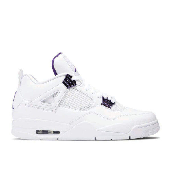 Air Jordan 4 Retro 'Purple Metallic' Everlasting Sneaker