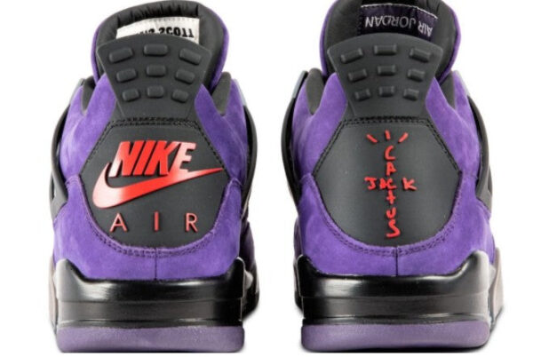 Air Jordan 4 Retro TraviScots Purple CI1184 - Image 3