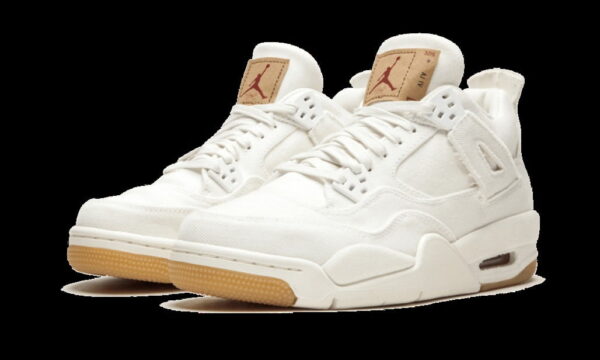 Air Jordan 4 Retro White Denim x Levis - Image 3